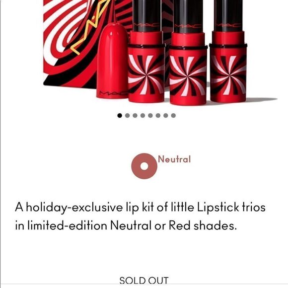 MAC Lipstick TRIO neutral size mini plus Ipsy bag - Picture 7 of 16